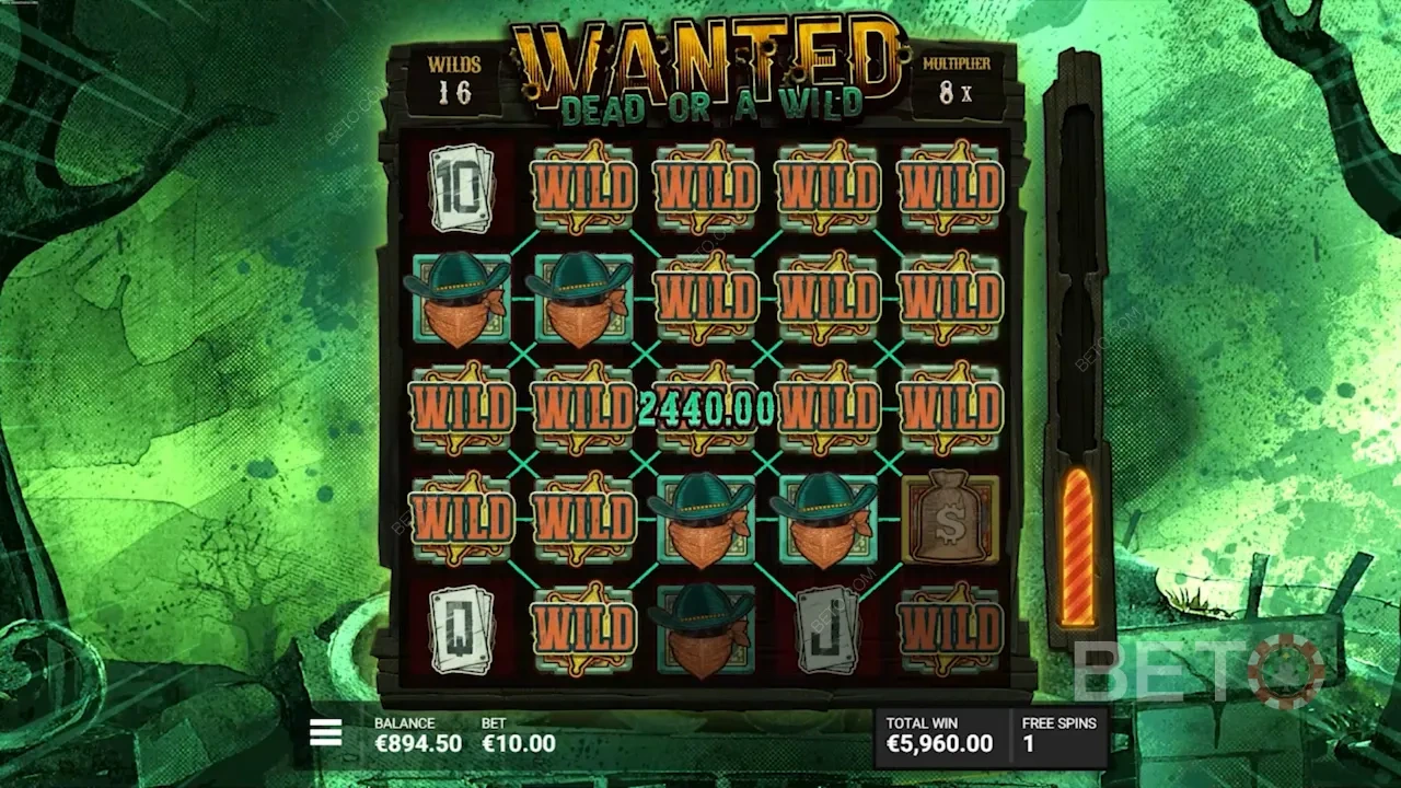 wanted dead or a wild slot